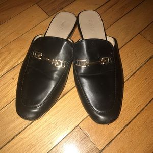 Nio Nio Black Slides Sz 38